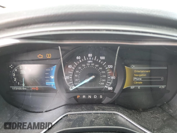 2016 Ford Fusion Titanium with VIN 3FA6P0D90GR286625, listed as a Copart auction lot 57216665 with 173,100 mi miles and Salvage title. Bid and sale history available at DreamBid. Image 9.