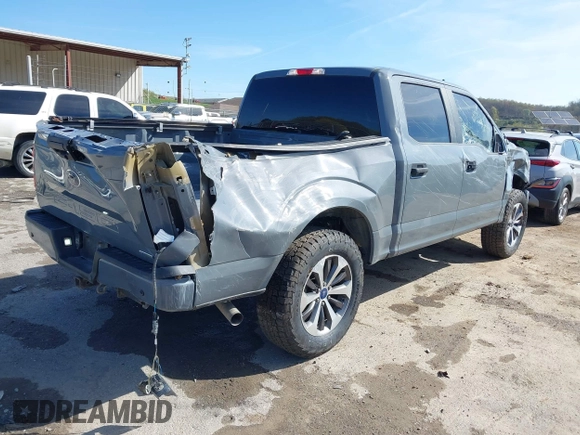2020 Ford F-150 XL with VIN 1FTEW1EPXLKF35166, listed as a IAAI auction lot 42092775 with 110,536 mi miles and . Bid and sale history available at DreamBid. Image 4.