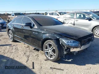 2015 Mercedes-Benz CLS 400 with VIN WDDLJ6HB6FA133907, listed as a IAAI auction lot 41481503 with 100,707 mi miles and . Bid and sale history available at DreamBid. Image 1.