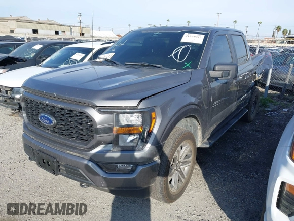 2023 Ford F-150 XL with VIN 1FTFW1E51PKD65403, listed as a IAAI auction lot 41398997 with 25,975 mi miles. Bid and sale history available at carsss.com. Image 17.