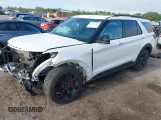 2020 Ford Explorer ST with VIN 1FM5K8GC9LGD03798, listed as a IAAI auction lot 41913678 with 58,772 mi miles. Bid and sale history available at carsss.com. Image 2.