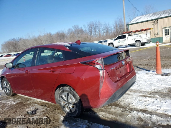 2016 Toyota Prius Four with VIN JTDKARFU5G3502208, listed as a Copart auction lot 45203845 with 135,896 mi miles and Salvage Title. Bid and sale history available at carsss.com. Image 2.