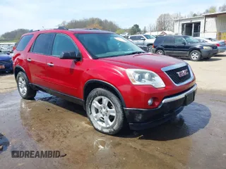 2012 GMC Acadia SL with VIN 1GKKRNED7CJ334052, listed as a IAAI auction lot 42011373 with 134,260 mi miles. Bid and sale history available at carsss.com. Image 1.