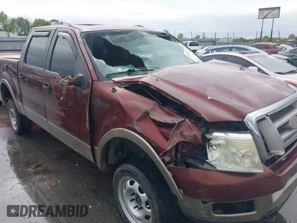 2005 Ford F-150 XLT with VIN 1FTPW14545KC40740, listed as a IAAI auction lot 41932653 with 164,641 mi miles. Bid and sale history available at carsss.com. Image 12.