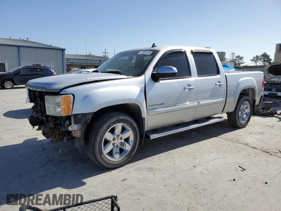 2012 GMC Sierra 1500 SLE with VIN 3GTP1VE0XCG160680, listed as a Copart auction lot 57332435 with 133,794 mi miles and Salvage title. Bid and sale history available at DreamBid. Image 1.