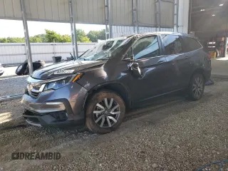 2020 Honda Pilot EX-L with VIN 5FNYF6H55LB042108, listed as a Copart auction lot 63163755 with Not provided miles and Salvage title. Bid and sale history available at DreamBid. Image 1.