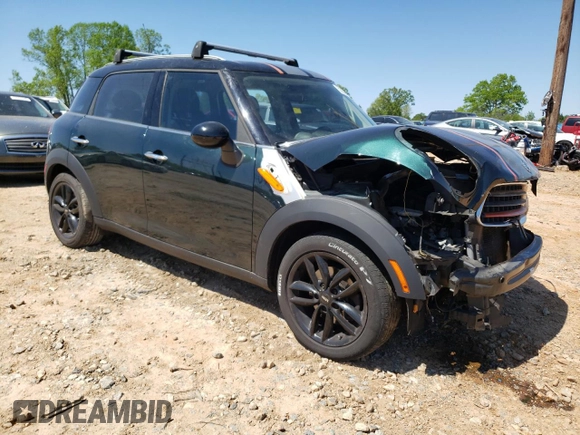 2011 MINI Countryman with VIN WMWZB3C53BWH95264, listed as a Copart auction lot 52238255 with 130,031 mi miles and Salvage Title. Bid and sale history available at DreamBid. Image 4.