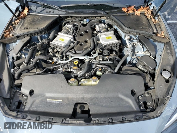 2021 Infiniti Q50 Red Sport 400 with VIN JN1FV7DP5MM850476, listed as a Copart auction lot 42604755 with 20,975 mi miles and Salvage Title. Bid and sale history available at DreamBid. Image 11.