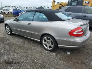 2005 Mercedes-Benz CLK 500 with VIN WDBTK75G35T044178, listed as a Copart auction lot 73940824 with Not Provided miles and Salvage Title. Bid and sale history available at DreamBid. Image 2.