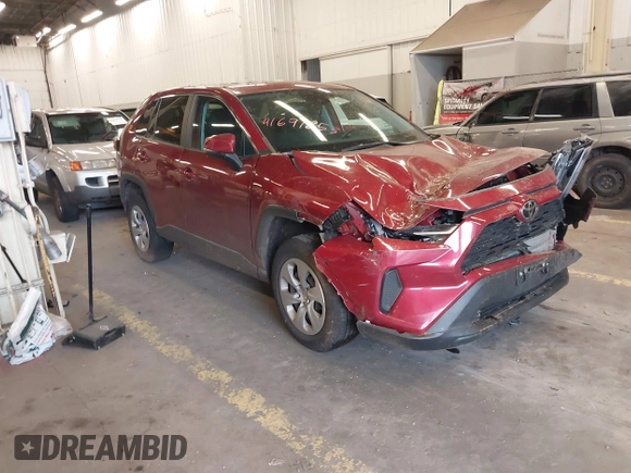 2023 Toyota RAV4 LE z VIN 2T3G1RFV4PW329681, wystawiony jako IAAI lot #41691853 z przebiegiem 12 419 mil mil oraz . Historia ofert i sprzedaży dostępna na DreamBid. Obrazek 1.
