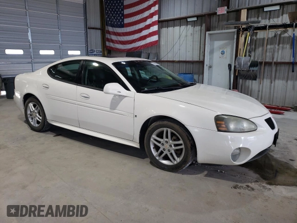 2007 Pontiac Grand Prix GT with VIN 2G2WR554071133529, listed as a Copart auction lot 61960005 with 244,078 mi miles and Salvage title. Bid and sale history available at DreamBid. Image 4.