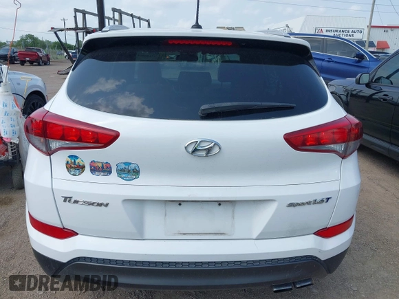 2016 Hyundai Tucson Limited with VIN KM8J33A2XGU030795, listed as a IAAI auction lot 42108969 with 117,418 mi miles. Bid and sale history available at carsss.com. Image 16.