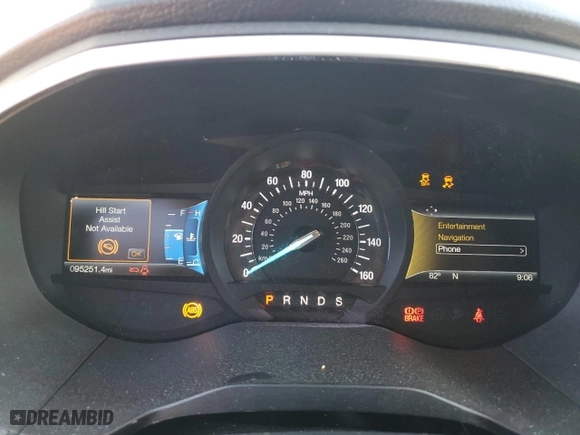 2017 Ford Edge Titanium with VIN 2FMPK3K88HBB61960, listed as a Copart auction lot 50368835 with 95,251 mi miles and Salvage Title. Bid and sale history available at carsss.com. Image 9.