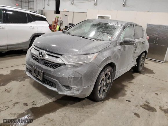 2019 Honda CR-V EX with VIN 2HKRW2H50KH626591, listed as a Copart auction lot 87602625 with 87,298 mi miles and Salvage Title. Bid and sale history available at carsss.com. Image 1.