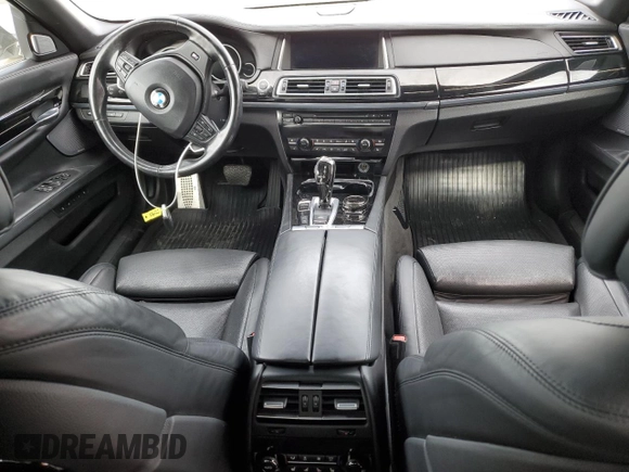2015 BMW 7 Series 750Li with VIN WBAYE8C5XFD781554, listed as a Copart auction lot 80150903 with 60,919 mi miles and . Bid and sale history available at DreamBid. Image 8.