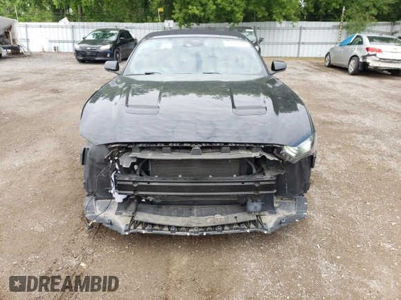 2021 Ford Mustang GT Premium with VIN 1FATP8FF1M5103901, listed as a Copart auction lot 56490485 with 46,584 mi miles and Salvage title. Bid and sale history available at DreamBid. Image 5.