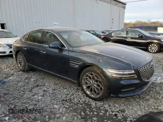 2023 Genesis G80 2.5T z VIN KMTGB4SC9PU196015, wystawiony jako Copart lot #87325464 z przebiegiem Nie podano mil oraz Szkoda całkowita • Salvage title. Historia ofert i sprzedaży dostępna na DreamBid. Obrazek 4.