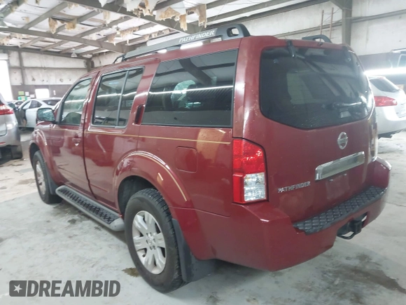 2005 Nissan Pathfinder SE с VIN 5N1AR18W05C747351, выставлен на аукционе IAAI как лот 42384548 с пробегом 138 122 миль миль и . История ставок и продаж доступна на DreamBid. Изображение 3.