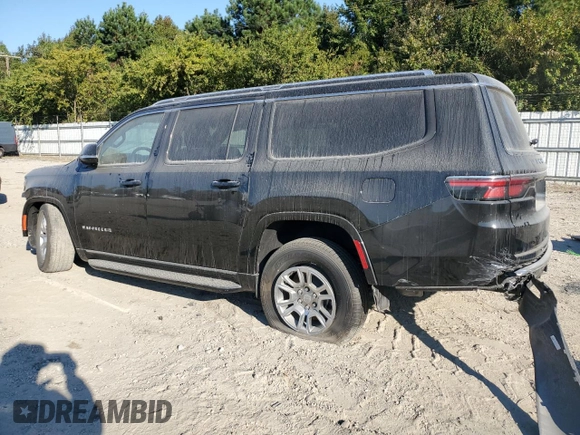 2024 Jeep Wagoneer with VIN 1C4SJSAP6RS153271, listed as a Copart auction lot 74596614 with 8,036 mi miles and Salvage title. Bid and sale history available at DreamBid. Image 2.