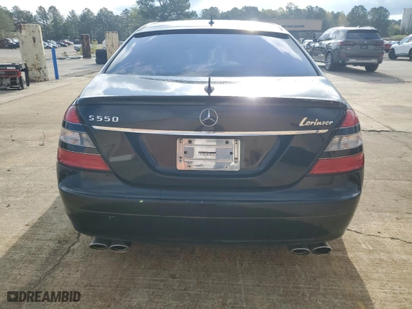 2007 Mercedes-Benz S-Class 5.5L V8 with VIN WDDNG71X57A026447, listed as a Copart auction lot 51297535 with NaN miles and Clean Title. Bid and sale history available at carsss.com. Image 6.