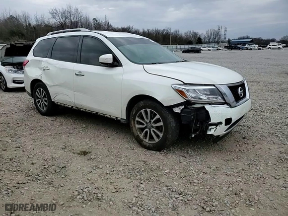 2016 Nissan Pathfinder S with VIN 5N1AR2MN2GC635303, listed as a Copart auction lot 47582355 with 167,316 mi miles and Salvage Title. Bid and sale history available at carsss.com. Image 12.