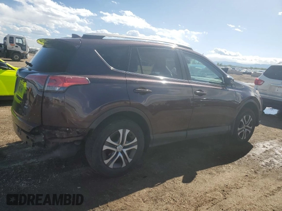 2018 Toyota RAV4 LE with VIN 2T3BFREV6JW739046, listed as a Copart auction lot 57475695 with 81,410 mi miles and Salvage title. Bid and sale history available at DreamBid. Image 3.