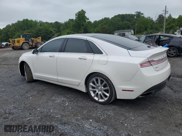 2015 Lincoln MKZ with VIN 3LN6L2G98FR623999, listed as a Copart auction lot 58629455 with 74,802 mi miles and Salvage title. Bid and sale history available at DreamBid. Image 2.