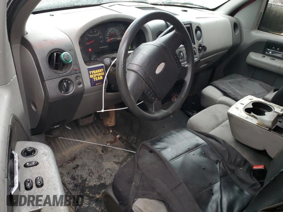 2007 Ford F-150 XL with VIN 1FTRF12257KC92124, listed as a Copart auction lot 50627995 with 142,316 mi miles and Salvage title. Bid and sale history available at DreamBid. Image 8.