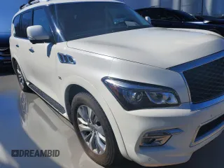 2017 Infiniti QX80 with VIN JN8AZ2NE6H9154489, listed as a Copart auction lot 52914355 with 164,494 mi miles and Clean Title. Bid and sale history available at carsss.com. Image 1.