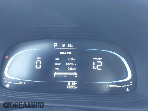 2024 Hyundai Venue SEL with VIN KMHRC8A30RU283085, listed as a IAAI auction lot 41366495 with 22,295 mi miles and . Bid and sale history available at DreamBid. Image 7.