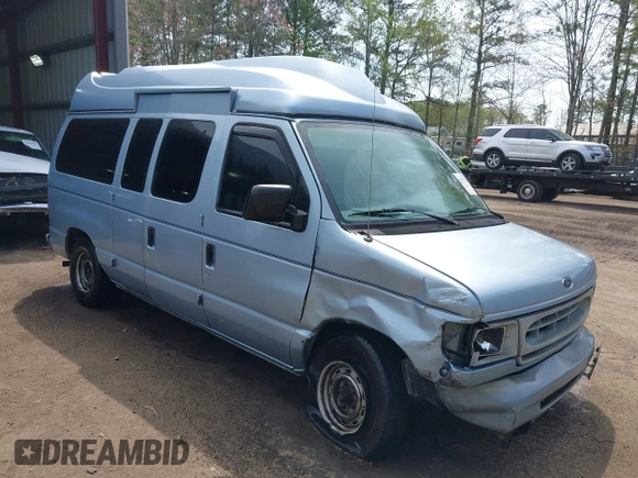 1999 Ford Econoline Passenger XL z VIN 1FMRE112XXHA78677, wystawiony jako IAAI lot #41973782 z przebiegiem 142 051 mil mil oraz . Historia ofert i sprzedaży dostępna na DreamBid. Obrazek 1.