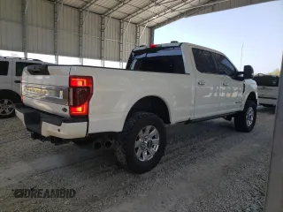 2020 Ford F-350 XL with VIN 1FT8W3BT5LEE56769, listed as a Copart auction lot 53104495 with 134,810 mi miles and Salvage title. Bid and sale history available at DreamBid. Image 3.