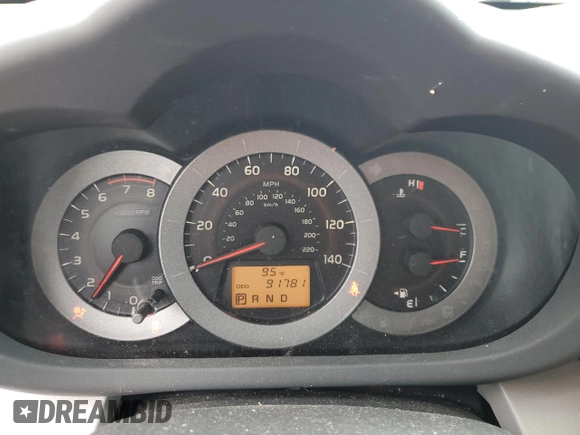 2012 Toyota RAV4 with VIN JTMBF4DV5C5055085, listed as a Copart auction lot 60895985 with 91,781 mi miles and Salvage title. Bid and sale history available at DreamBid. Image 9.