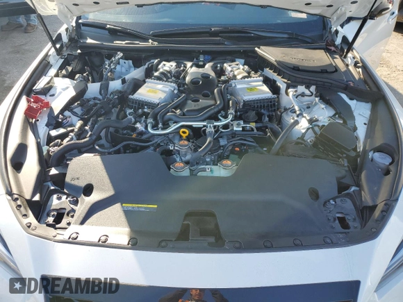 2024 Infiniti Q50 Red Sport 400 with VIN JN1FV7DP6RM660516, listed as a Copart auction lot 88334235 with Not Provided miles and Salvage Title. Bid and sale history available at DreamBid. Image 11.