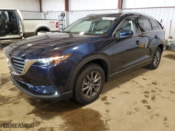2023 Mazda CX-9 Touring with VIN JM3TCBCY1P0655657, listed as a Copart auction lot 50911345 with 15,013 mi miles and Salvage Title. Bid and sale history available at carsss.com. Image 1.