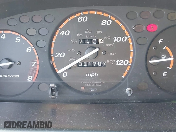 1999 Honda CR-V EX with VIN JHLRD1860XC056641, listed as a IAAI auction lot 42018329 with 321,707 mi miles. Bid and sale history available at carsss.com. Image 7.