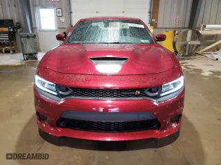 2020 Dodge Charger Scat Pack with VIN 2C3CDXGJ7LH240739, listed as a Copart auction lot 50226955 with 32,579 mi miles and Salvage Title. Bid and sale history available at carsss.com. Image 5.