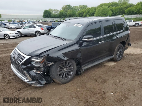 2023 Lexus GX 460 Premium with VIN JTJAM7BX2P5376558, listed as a Copart auction lot 58804065 with 17,630 mi miles and Clean title. Bid and sale history available at DreamBid. Image 1.