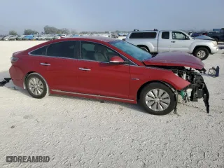 2016 Hyundai Sonata Hybrid SE with VIN KMHE24L16GA024377, listed as a Copart auction lot 44465865 with 0 mi miles and Salvage Title. Bid and sale history available at carsss.com. Image 4.