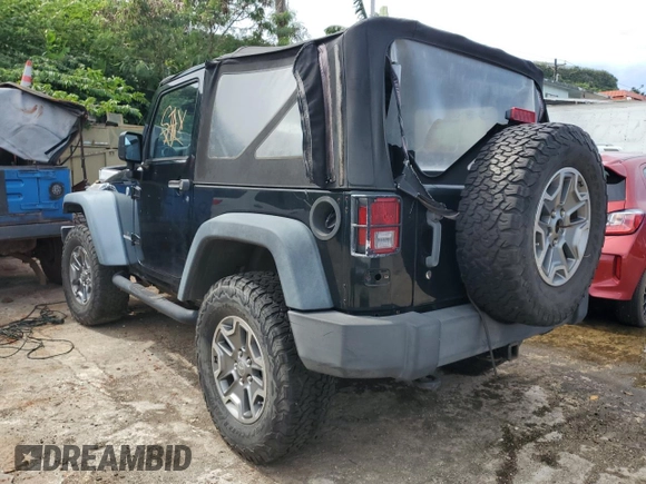 2012 Jeep Wrangler Sport with VIN 1C4AJWAG7CL258762, listed as a Copart auction lot 45012874 with Not provided miles and Non repairable. Bid and sale history available at DreamBid. Image 2.