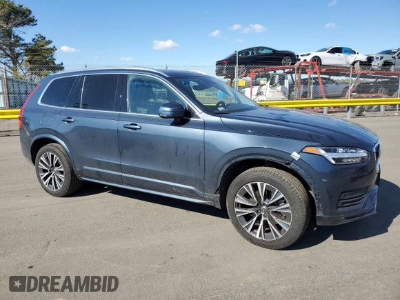 2022 Volvo XC90 Momentum with VIN YV4102PK4N1852700, listed as a Copart auction lot 45667975 with 24,474 mi miles and Salvage Title. Bid and sale history available at carsss.com. Image 4.