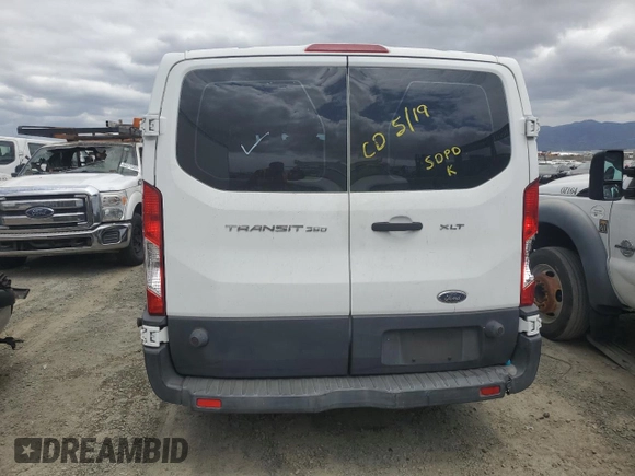2015 Ford Transit XL with VIN 1FBZX2ZM5FKA58949, listed as a Copart auction lot 53316725 with 141,226 mi miles and Salvage title. Bid and sale history available at DreamBid. Image 6.