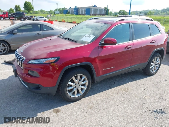 2016 Jeep Cherokee Limited with VIN 1C4PJMDS9GW188443, listed as a IAAI auction lot 42224592 with 173,581 mi miles and . Bid and sale history available at DreamBid. Image 2.