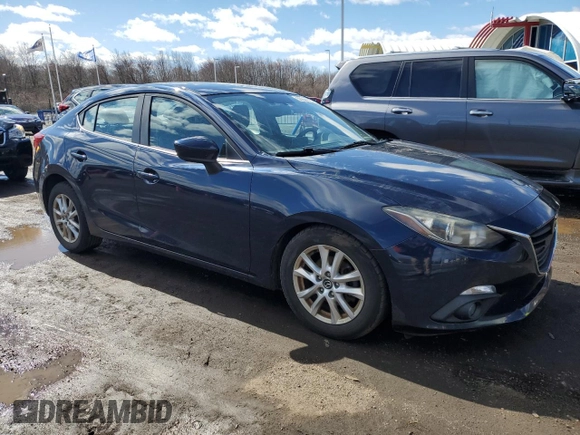 2016 Mazda 3 i Grand Touring with VIN JM1BM1X78G1344623, listed as a Copart auction lot 50244935 with 94,832 mi miles and Salvage title. Bid and sale history available at DreamBid. Image 3.
