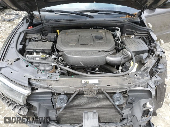 2019 Dodge Durango GT Plus with VIN 1C4RDJDG7KC755477, listed as a Copart auction lot 55584925 with 122,961 mi miles and Salvage title. Bid and sale history available at DreamBid. Image 12.