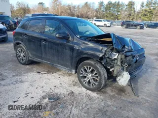 2017 Mitsubishi Outlander Sport ES 2.0 with VIN JA4AP3AU7HZ004017, listed as a IAAI auction lot 41441875 with 87,372 mi miles. Bid and sale history available at carsss.com. Image 1.