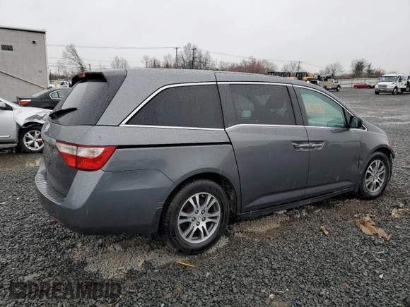 2012 Honda Odyssey EX with VIN 5FNRL5H41CB044470, listed as a Copart auction lot 51328415 with 287,479 mi miles and Salvage Title. Bid and sale history available at carsss.com. Image 3.