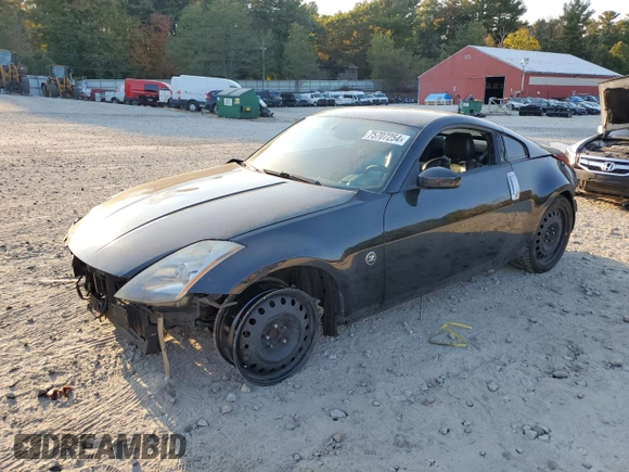 2005 Nissan 350Z with VIN JN1AZ34D05M604790, listed as a Copart auction lot 75707254 with Not Provided miles and Clean Title. Bid and sale history available at DreamBid. Image 1.