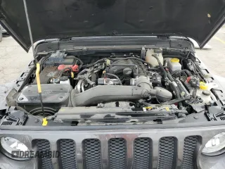 2022 Jeep Wrangler Unlimited Sport with VIN 1C4HJXDG6NW133687, listed as a Copart auction lot 46189285 with 15,083 mi miles and Salvage Title. Bid and sale history available at DreamBid. Image 13.