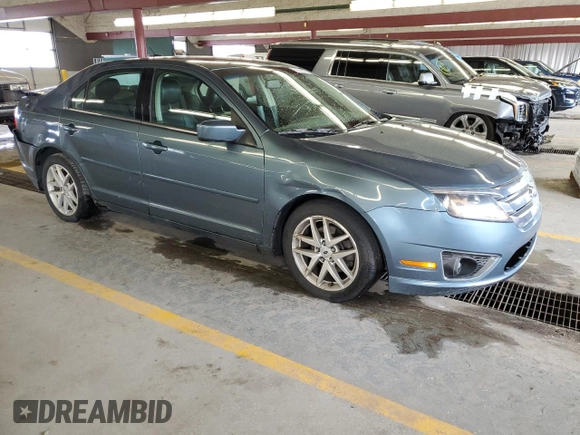 2012 Ford Fusion SEL with VIN 3FAHP0JA4CR174671, listed as a Copart auction lot 53242835 with 140,524 mi miles and Salvage Title. Bid and sale history available at DreamBid. Image 4.